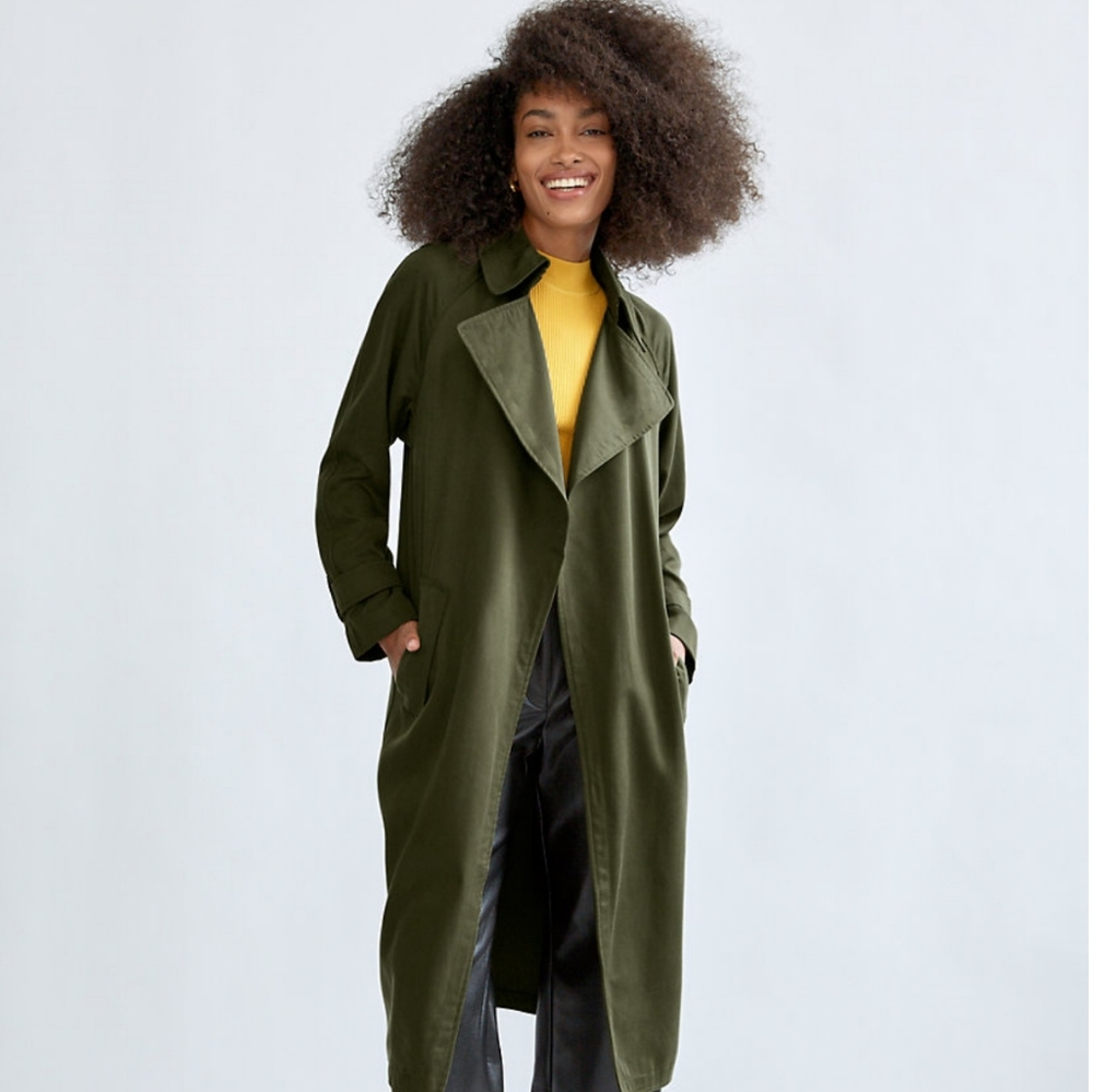 Babaton Lawson Trench Coat In Monterey